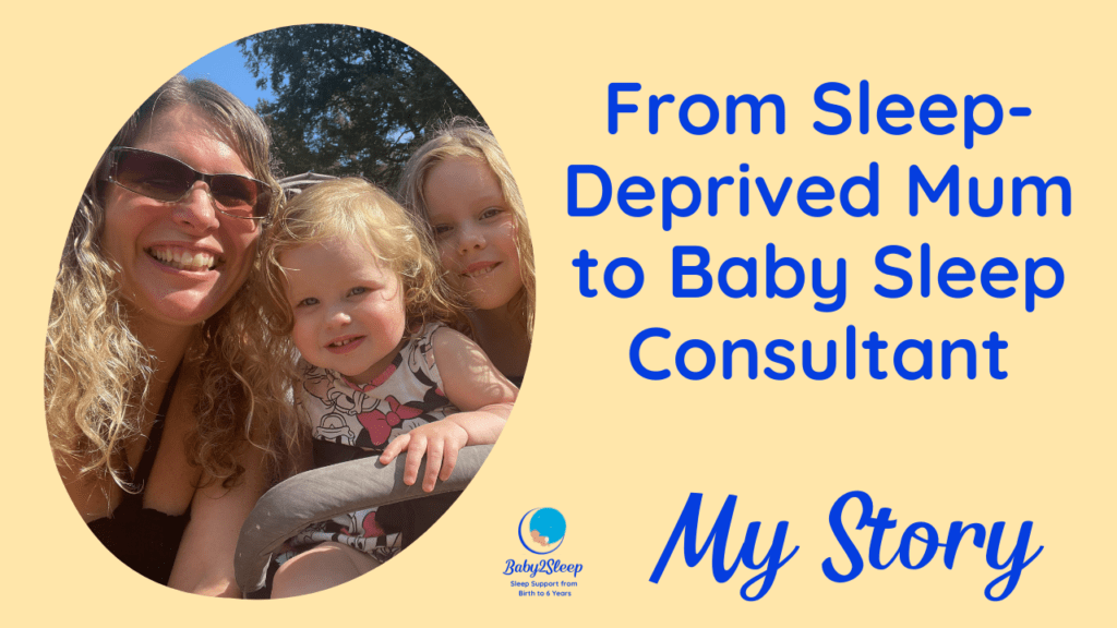 From Sleep deprived mum to Baby Sleep Consultant - image of the author with her children