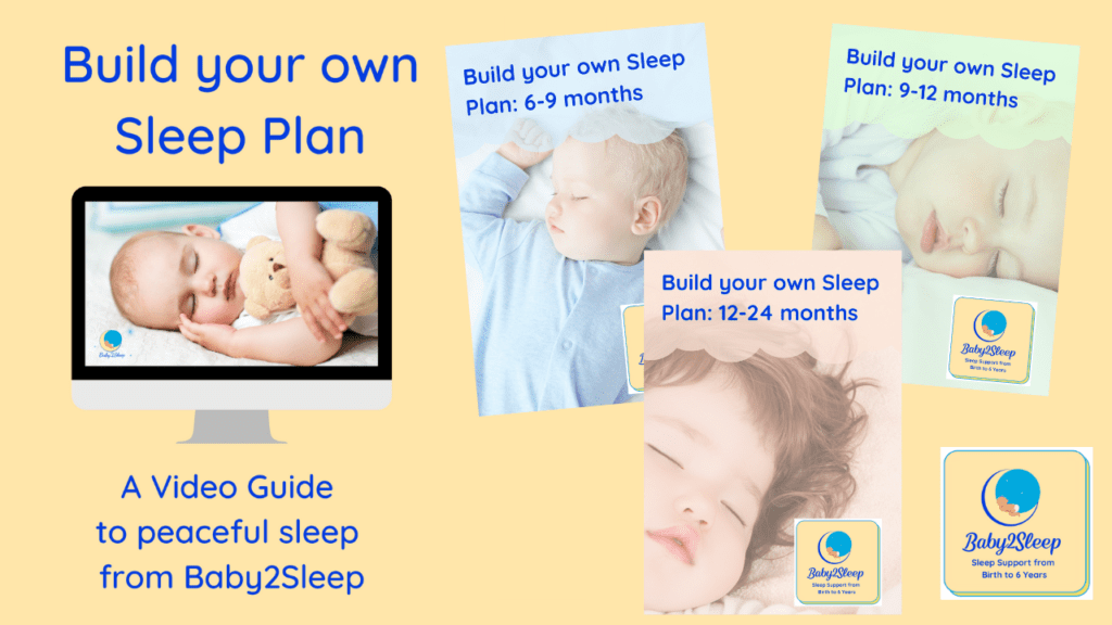 Pictures of three baby sleep guides